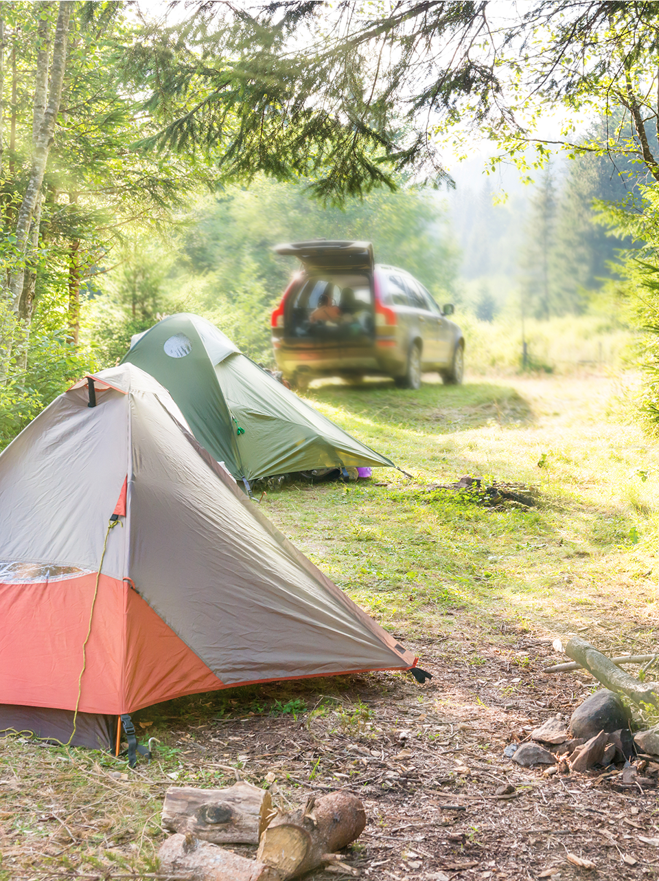 フリーサイトベースは1日1組限定のプライベートキャンプ場を提供します。